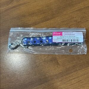 Thirty-one Playful Pop purple and Black Key Fob